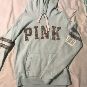 pink hoodie